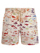 Vilebrequin Men’s Recycled Polyamide Swim Shorts With Multicolour Fish Print