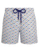 Vilebrequin Swim Shorts With Multicolour Micro Turtle Print
