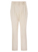 Brunello Cucinelli Stretch Viscose-Wool Twill Equestrian Trousers With Jewellery