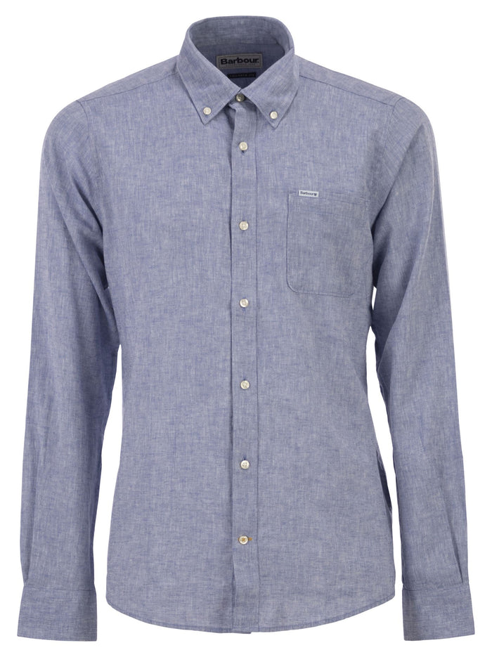Barbour Nelson - Linen And Cotton Long-Sleeved Shirt