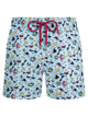 Vilebrequin Stretch Recycled Swim Shorts With Marine Fantasy Print