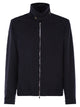 Brunello Cucinelli Virgin Wool Bomber Jacket With Stand Collar