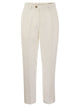 Brunello Cucinelli Leisure Fit Linen Trousers With Darts
