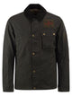 Barbour International Workers - Waxed Cotton Jacket With Padding