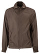 Brunello Cucinelli Unlined Jacket In Membrane Silk