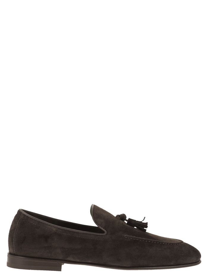 Brunello Cucinelli Suede Moccasins With Tassels