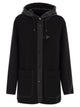 Fay Two-Material Wool And Cashmere Caban Coat