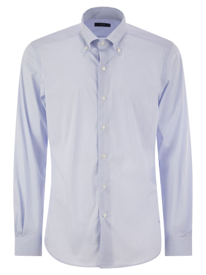 Fay Stretch Cotton Shirt