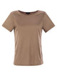 Fay Jersey T-Shirt With Boat Neckline