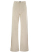 Fay 5-Pocket Trousers In Stretch Cotton Drill