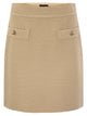 Fay Wool Short Skirt