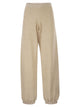 Fabiana Filippi Wool And Cotton Jogging Trousers With Links Stitching
