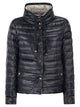 Herno Reversible Ultra-Light Nylon Down Jacket With Funnel Neck