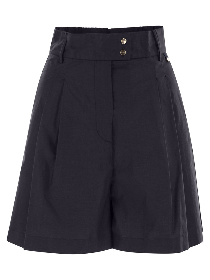 Herno Stretch Cotton Bermuda Shorts