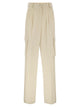 Herno Cargo Trousers In Wool And Viscose Blend