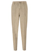 Peserico Linen Trousers With Drawstring Waist And Tailored Silhouette