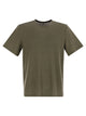 Majestic Crew-Neck And Short-Sleeved T-Shirt In Linen