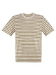 Majestic Striped Linen Crew-Neck T-Shirt