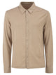 Majestic Stretch Linen Shirt With Front Button Fastening