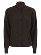 Peserico Cardigan With Buttons In Wool, Silk And Cashmere