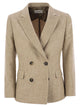Saulina Antonella - Double-Breasted Cotton Blend Jacket