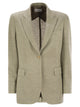 Saulina Angelica - Herringbone Two-Button Blazer