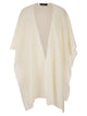 Fabiana Filippi Open Cape In Mohair And Alpaca With Micro Sequins