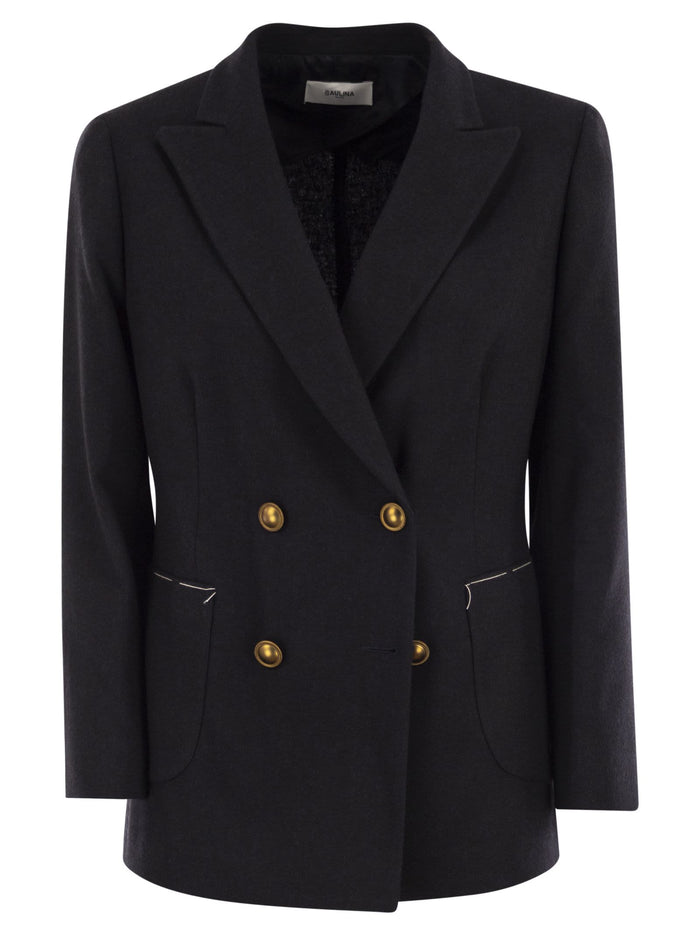 Saulina Assunta - Jacket In Virgin Wool And Viscose