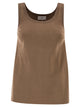 Elisabetta Franchi Knitted Top With Shiny Viscose Stripes