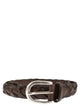 Alberto Luti Braided Leather Belt