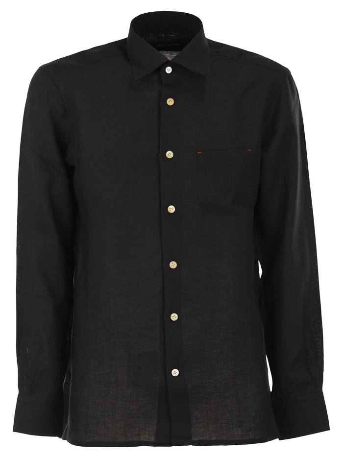 Kiton Tailored Linen Shirt