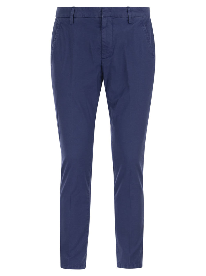 Dondup Alfredo - Slim-Fit Cotton Trousers