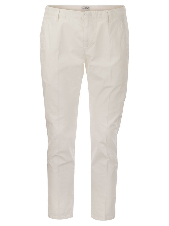 Dondup Alfredo - Slim-Fit Cotton Trousers