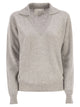 Vanisé Patty - V-Neck Jumper With Polo Collar