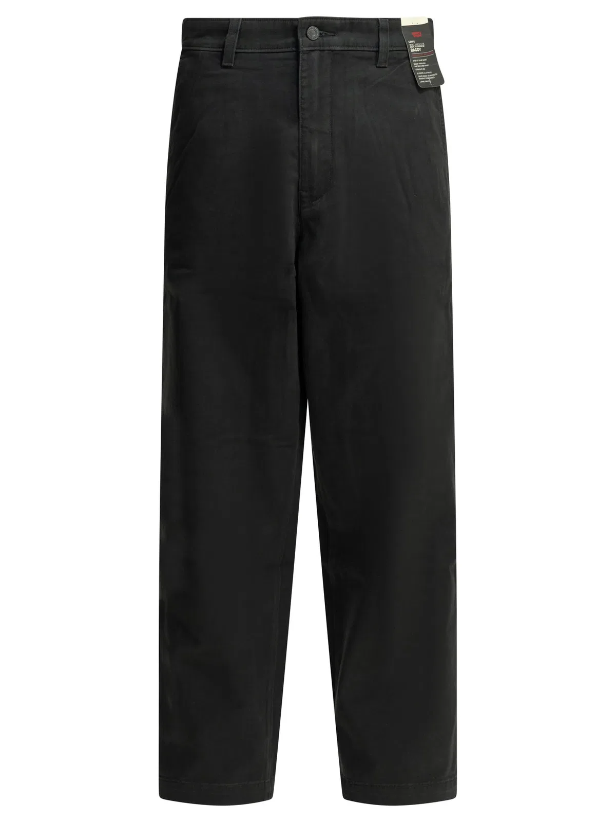 Chino Xx Baggy Casual Black Cotton Pants