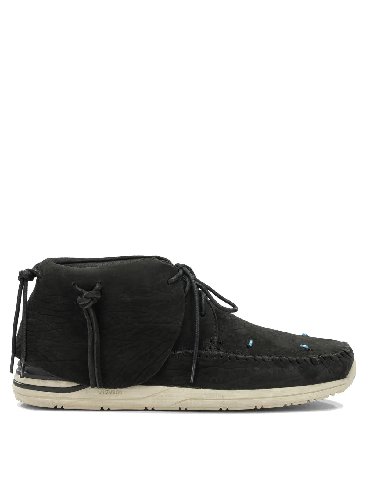 "Lhamo Folk" Lace-Up Boots.