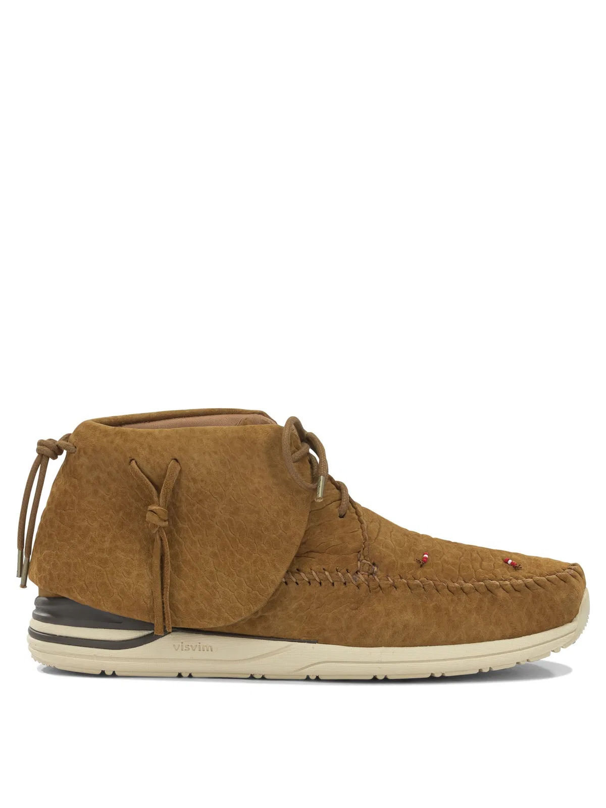 "Lhamo Folk" Lace-Up Boots.