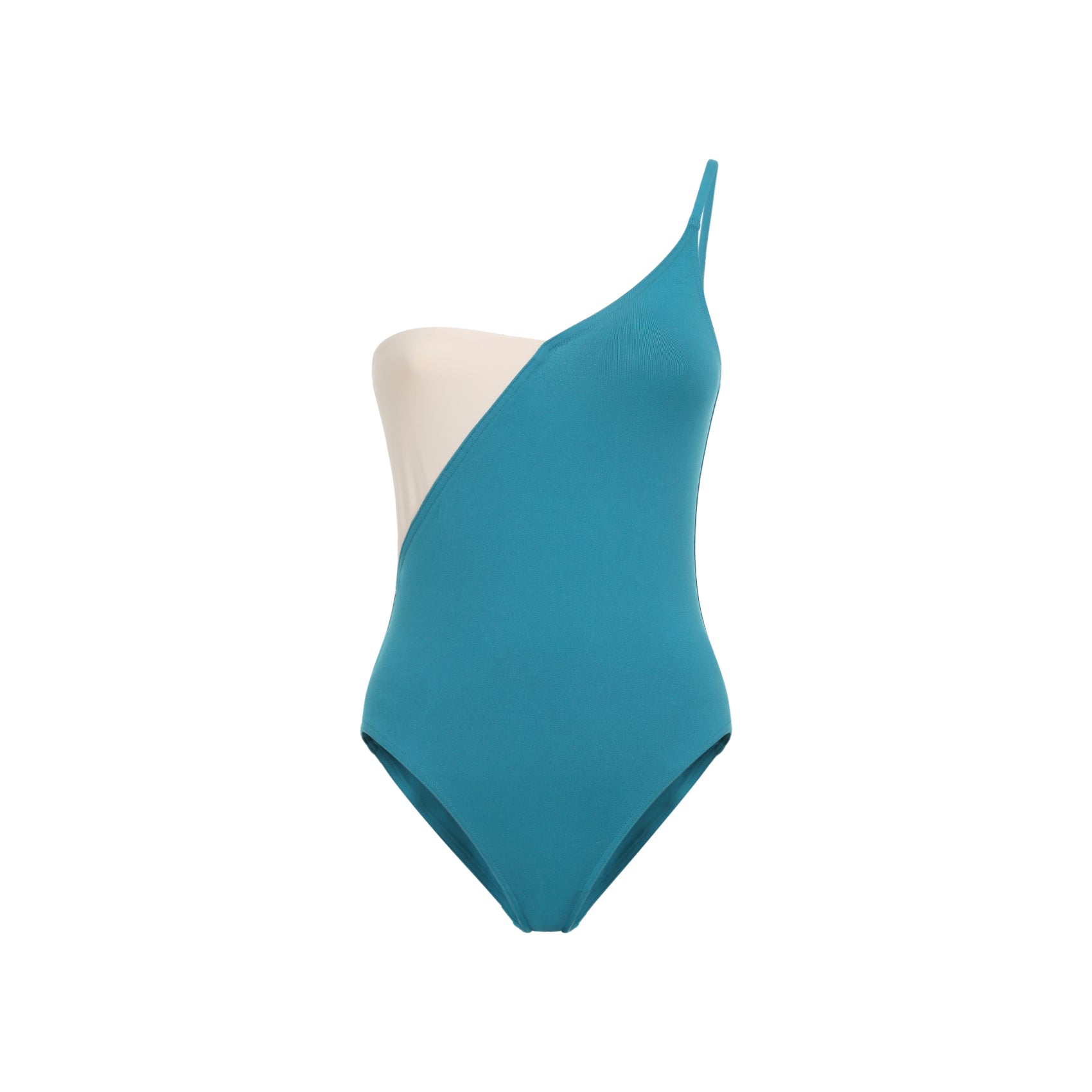 Light Blue Tanted Polyamide One-Piece