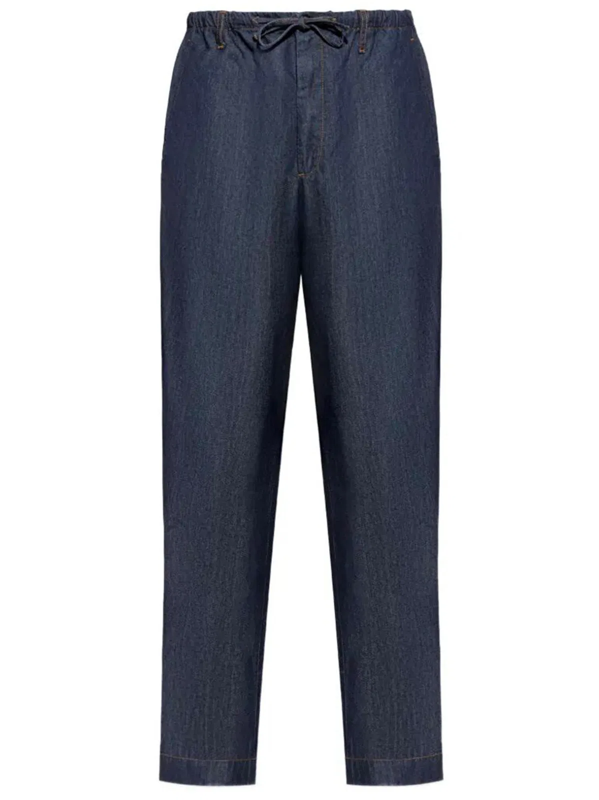 Dries Van Noten Penny Long Jeans In Blue