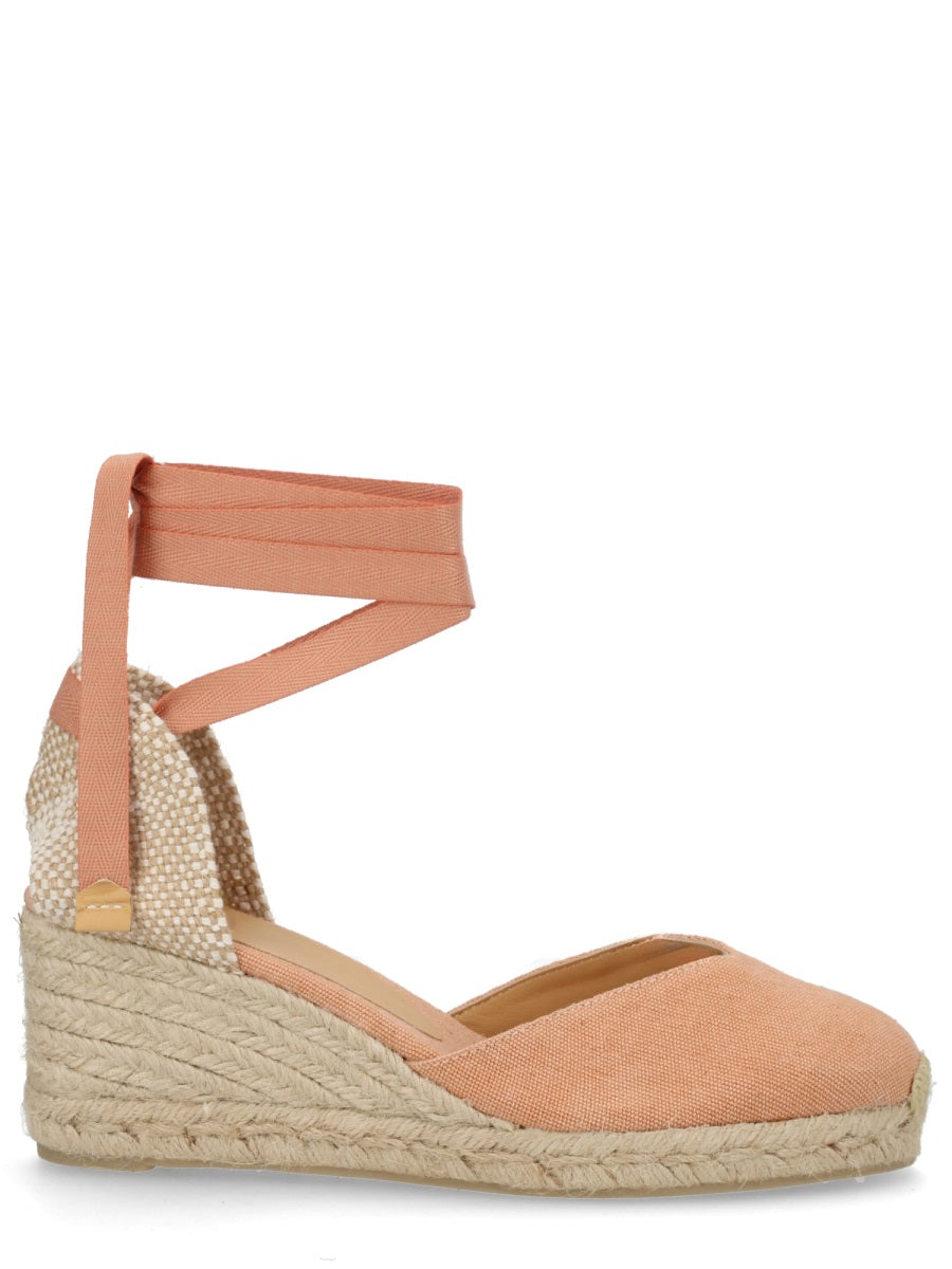 Castañer Pink Cotton Ovine Leather