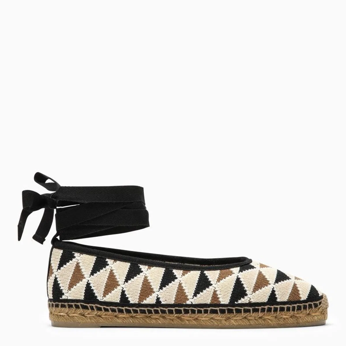 Castañer  Carina Low Espadrilles In Multicoloured Crochet