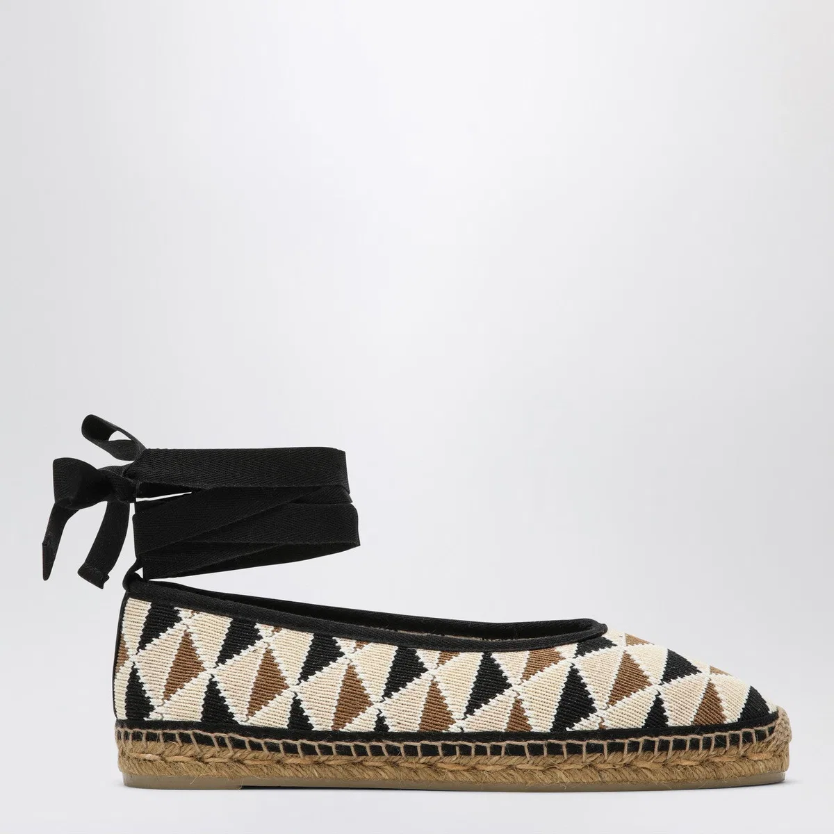 Castañer Carina Low Espadrilles In Multicoloured Crochet