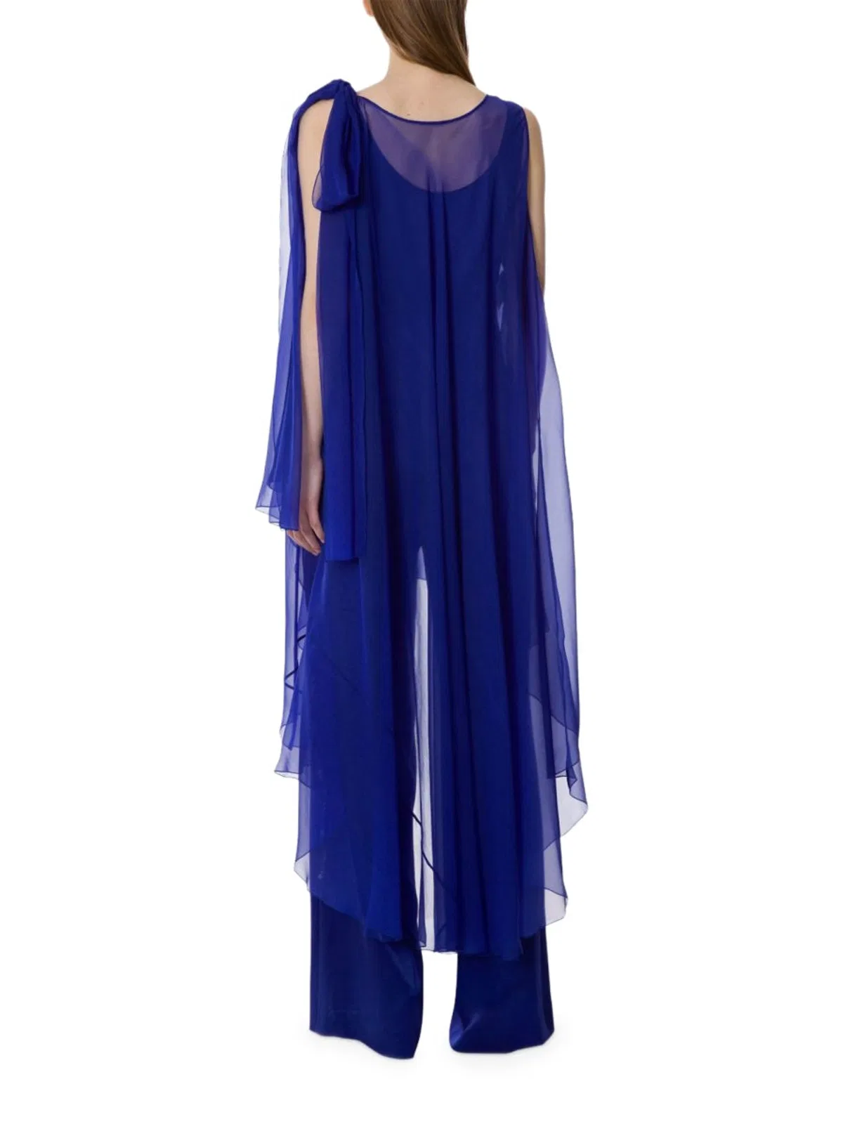 Alberta Ferretti Alberta Ferreti Silk Jumpsuit In Blue