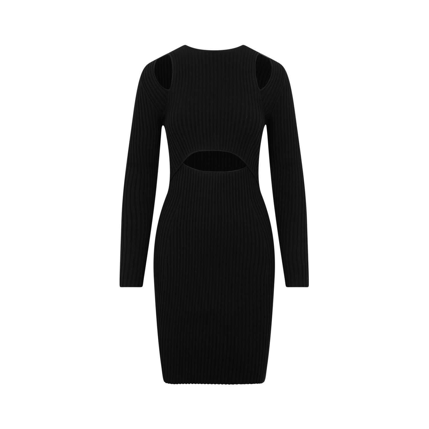 Contoured Ribs Dress