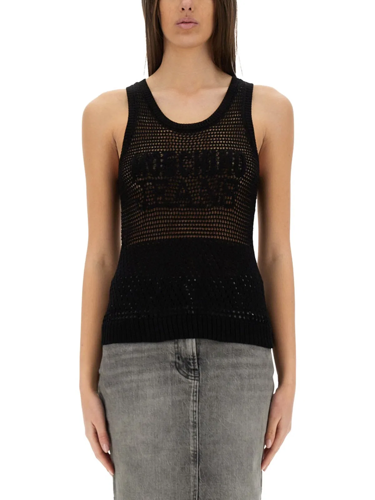 Mesh Top With Logo