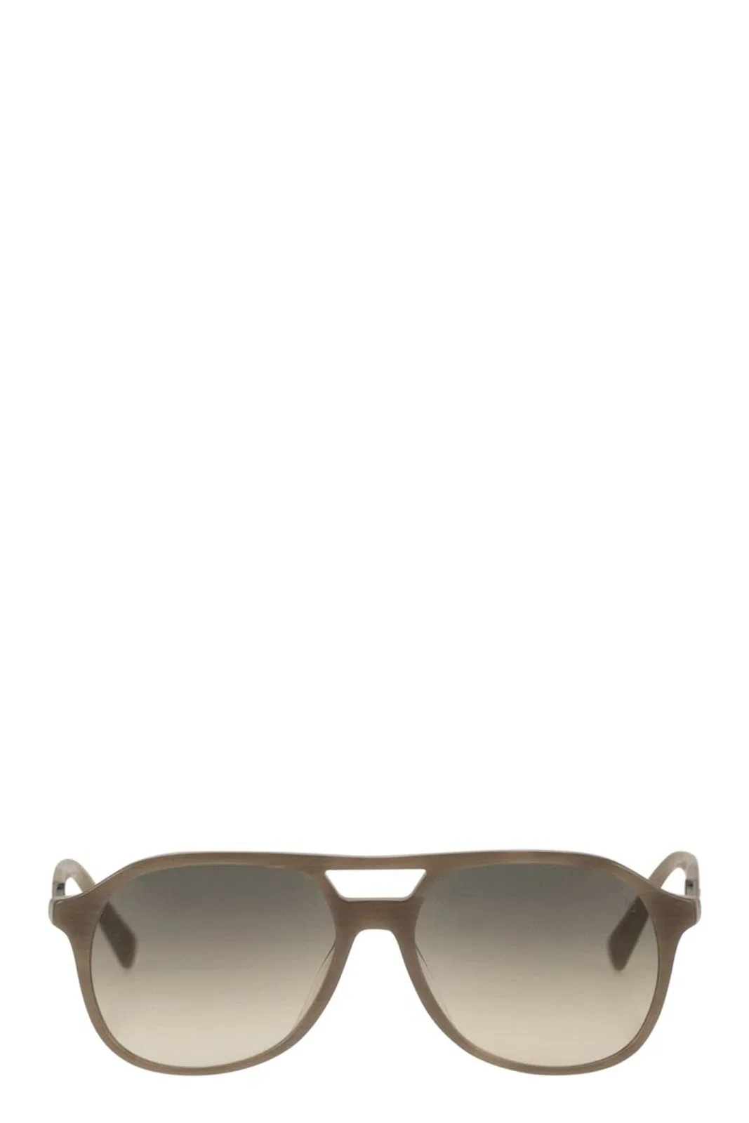 Acetate Sunglasses With Shaped Bridge And Crystal Lenses
