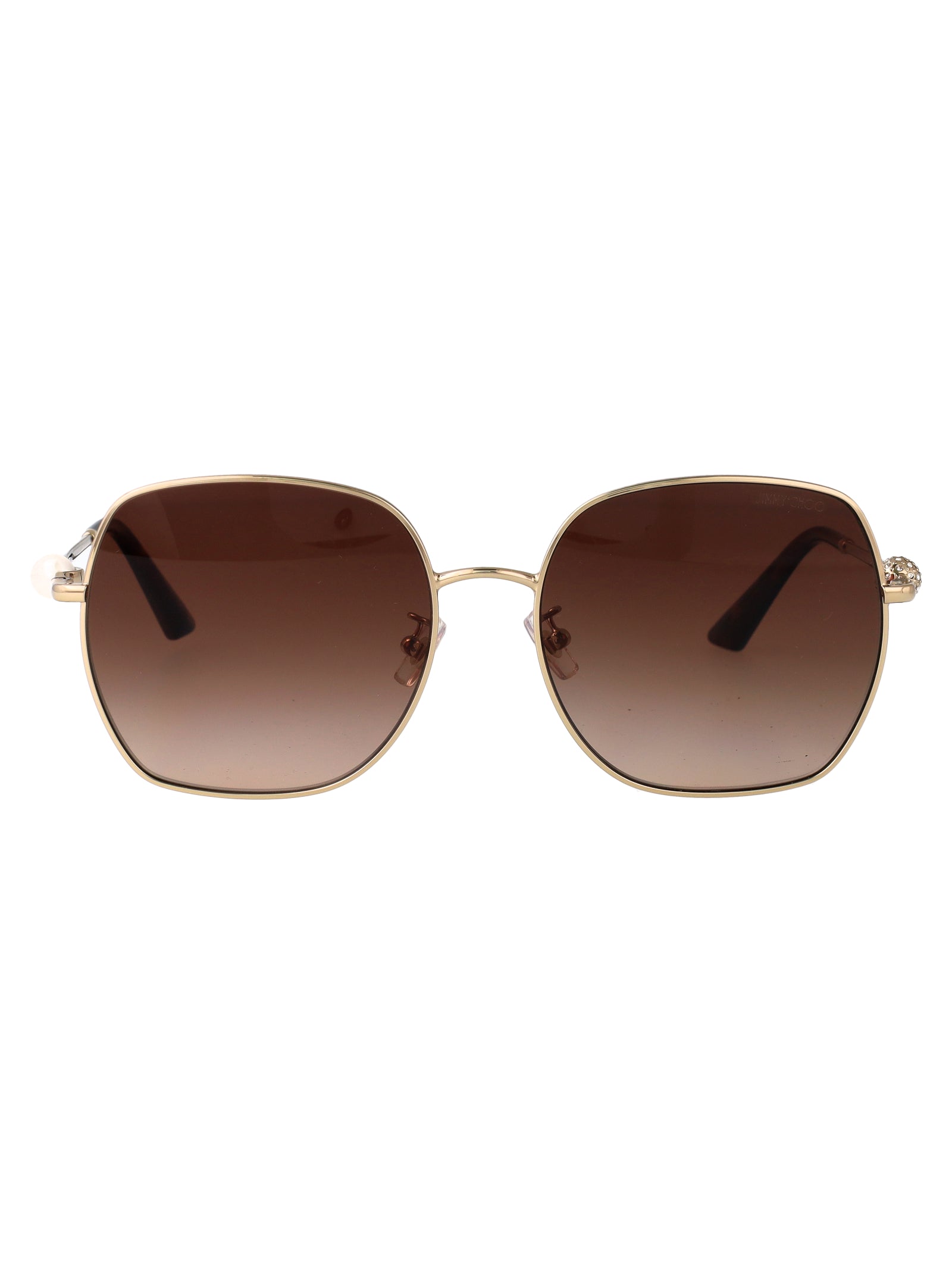 Pale Gold Metal Sunglasses