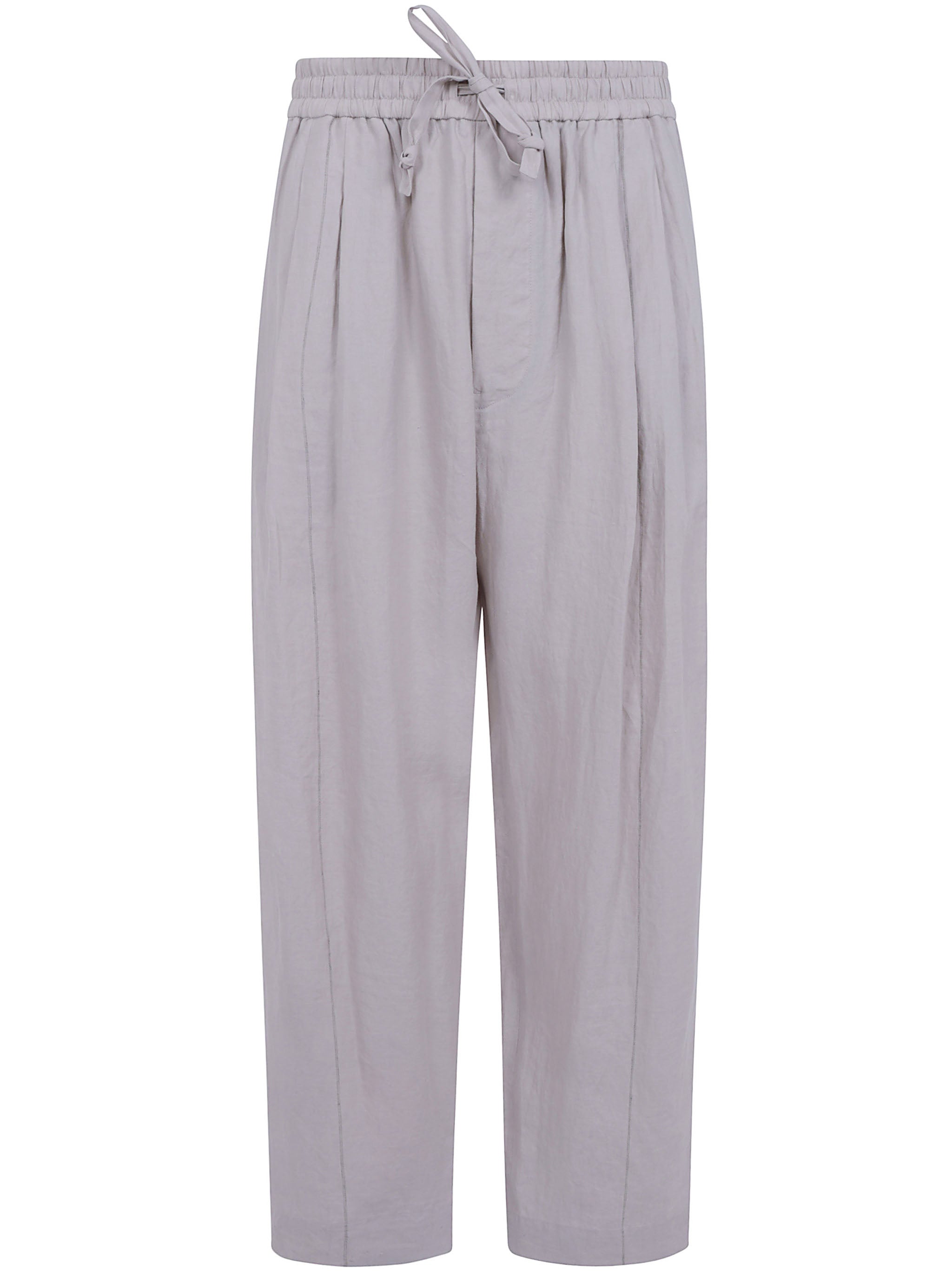 Thin Stripe Drawstring Trousers