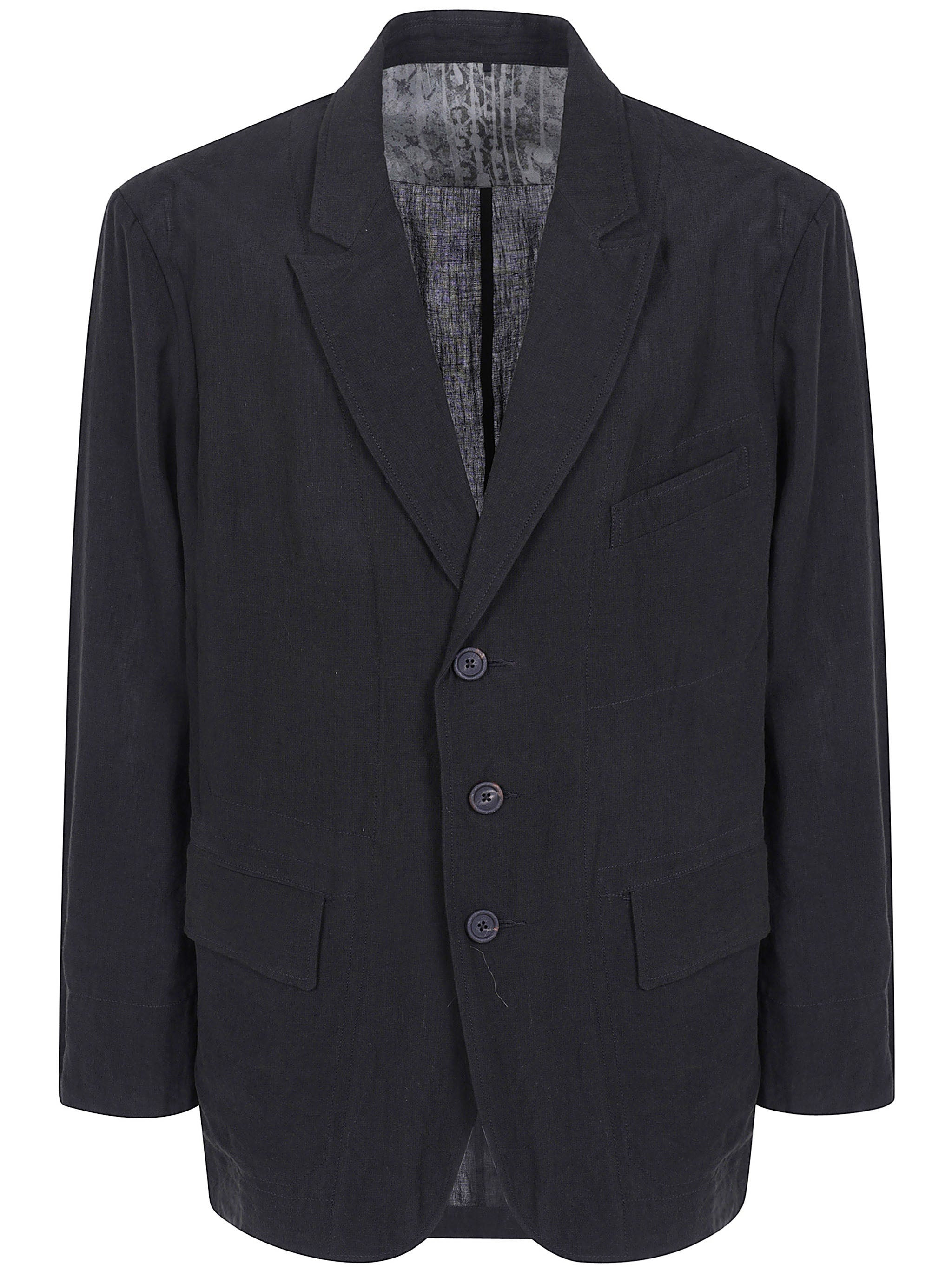 Puppytooth Three Button Blazer