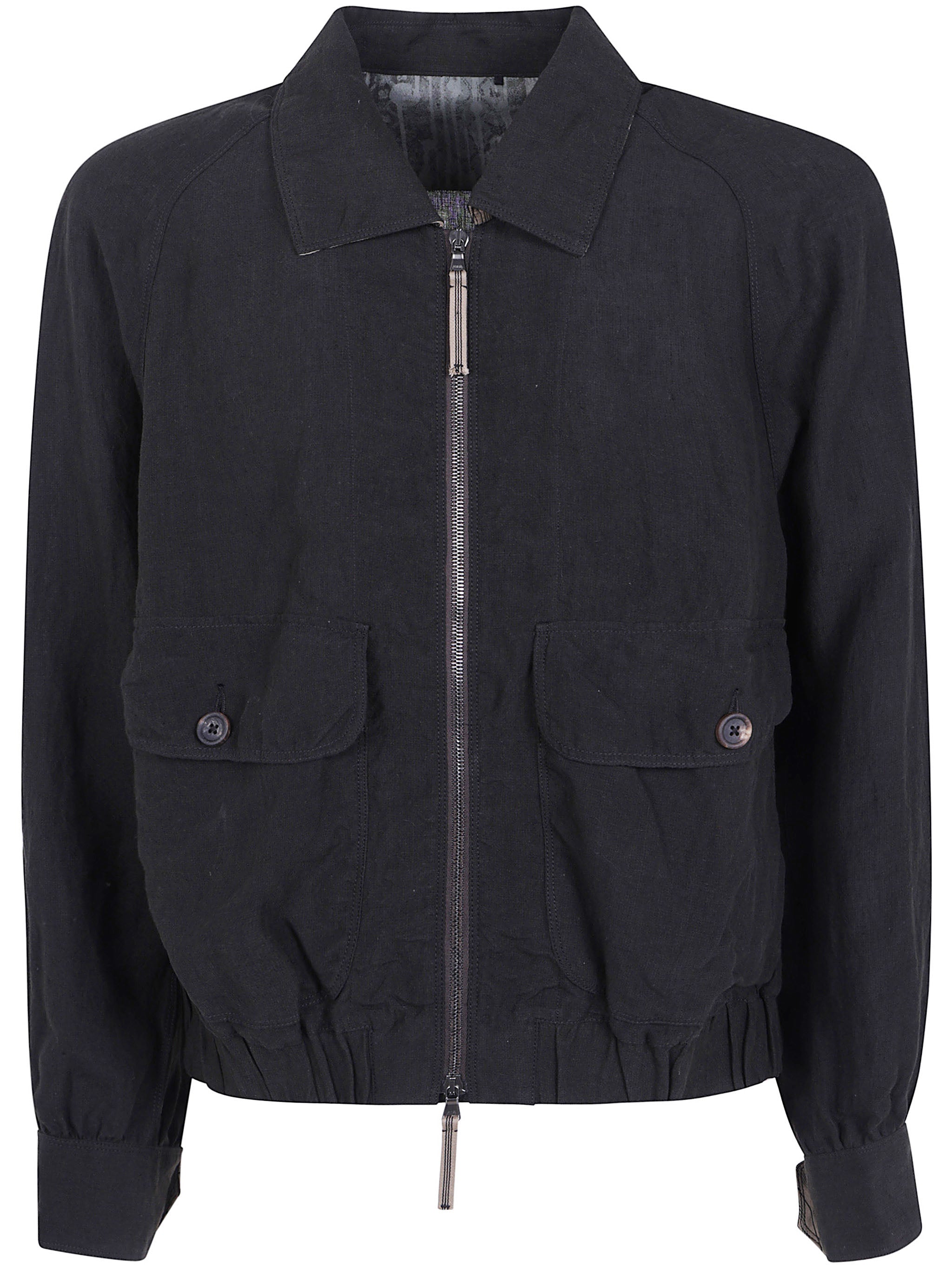 Puppytooth Cropped Aviator Jacket
